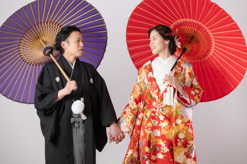 ★基本料金50％OFF★和装＆洋装_衣装３着よくばりプラン＋会食プラン｜全データ＆スタジオ使用料＆6名分のお食事代付☆