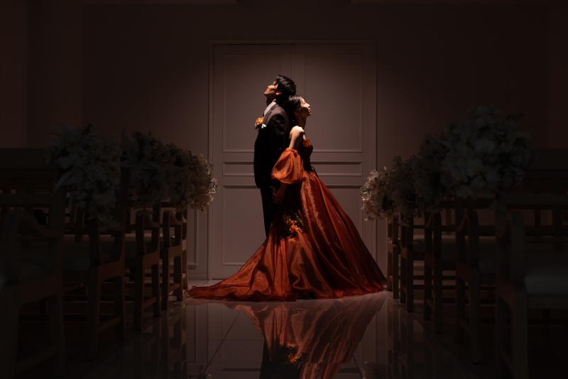 ◆基本料50%オフ◆洋装１着_チャペルフォト＋会食｜全データ＆アルバム1冊・6名分のお食事代付☆