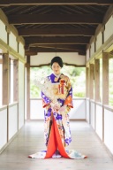 紫莉　紫引き振袖