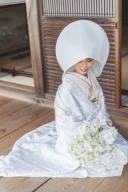 雪花×ベージュ