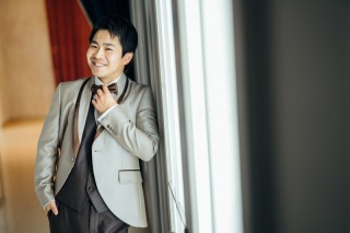 タキシード　ブラウン