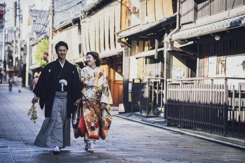 風情ある京都の街並みフォト