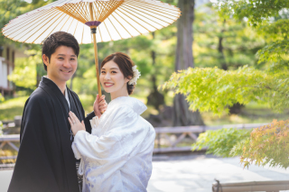 和装ロケーション(智積院)×洋装スタジオフォト(スタジオリシアン)