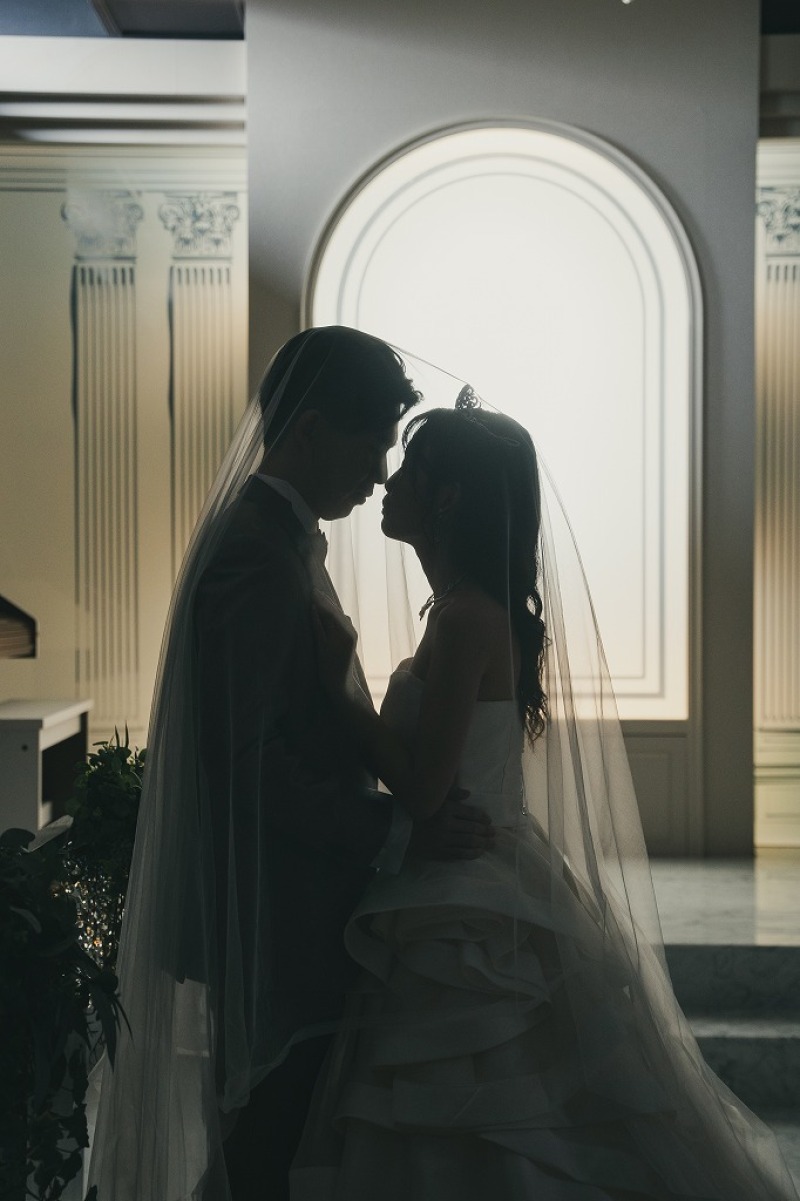 シルエット調に