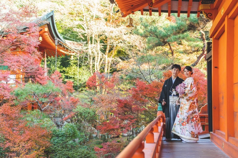 歴史ある毘沙門堂で