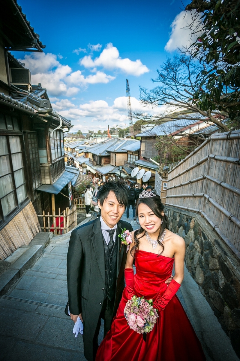 八坂ロケーションドレス撮影