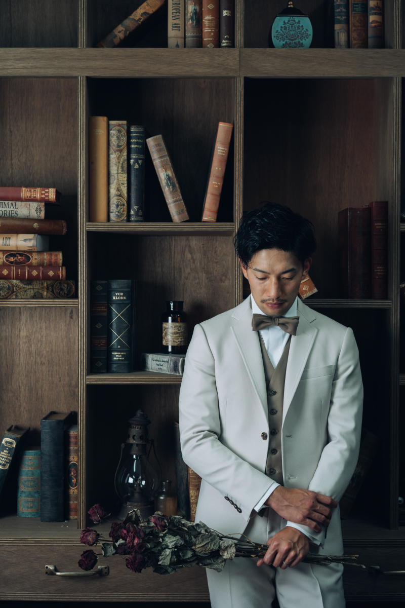 新婦様はもちろんのこと、新郎様のソロショットも