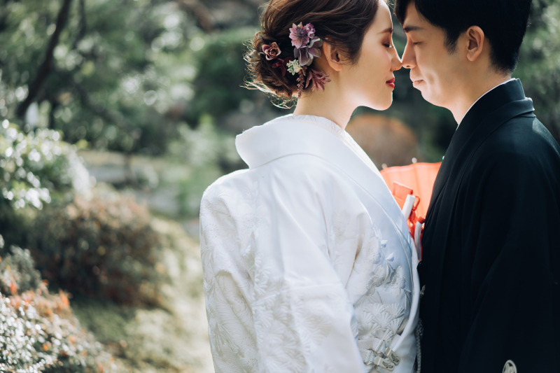 しっとりと寄り添いショット