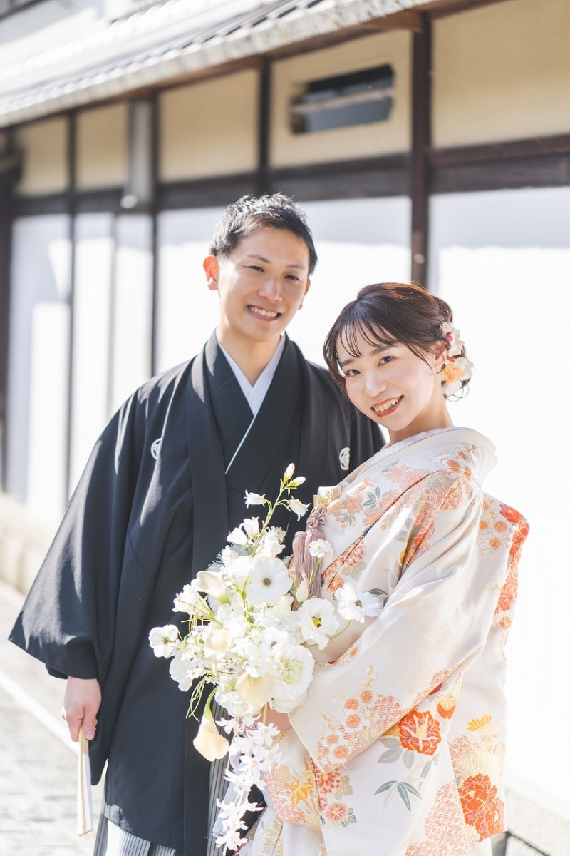 笑顔のショット