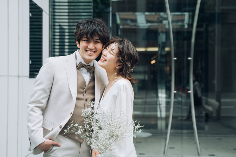 リシアン前にて