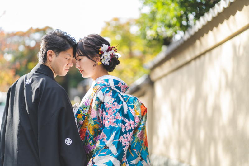 京都祇園の町でロケーションフォト