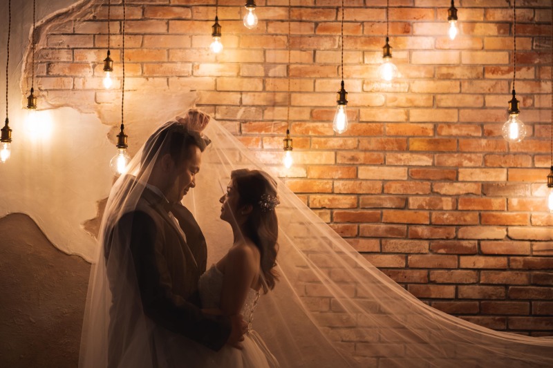 クラシカルなシルエット撮影