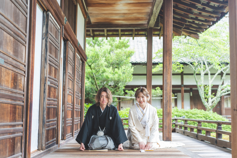 定番の正座ショット