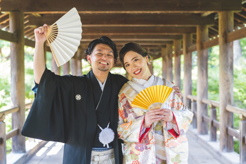 最後はおふたりらしく!一番の笑顔で