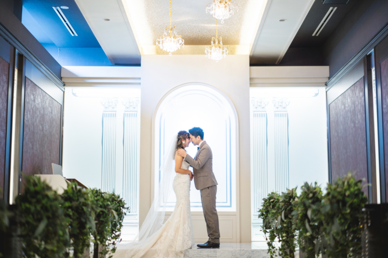 ウエディングキスのその瞬間