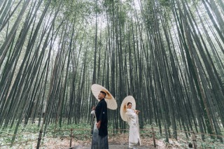 和装ロケーション(嵐山)×洋装スタジオ