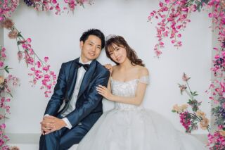 和装ロケーション（大覚寺）×洋装スタジオ