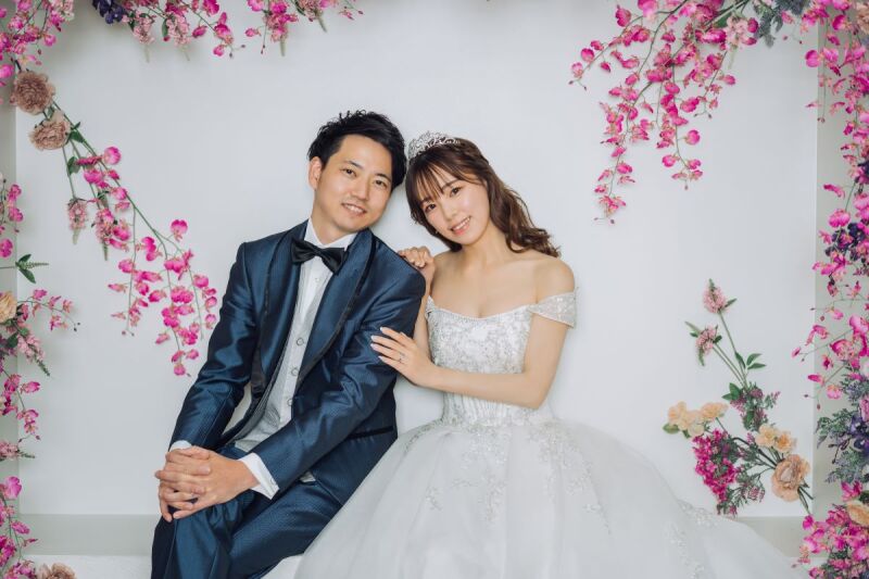 和装ロケーション(大覚寺)×洋装スタジオ