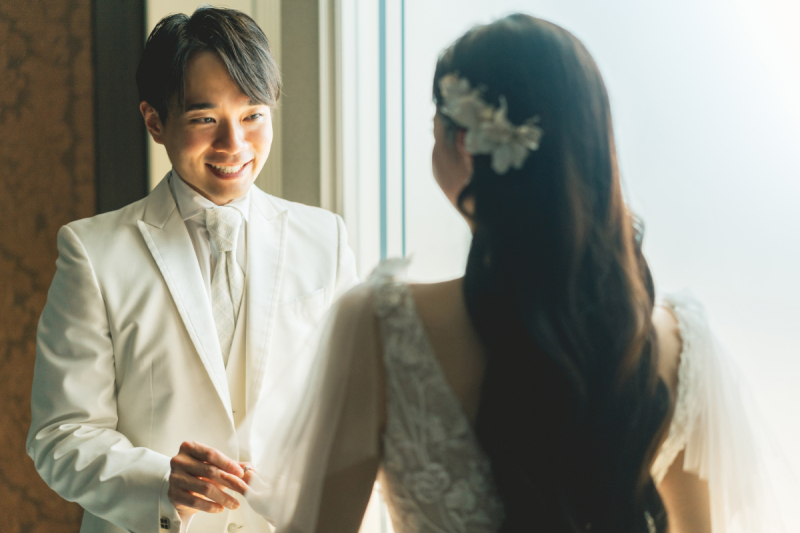 シネマチックな挙式シーン