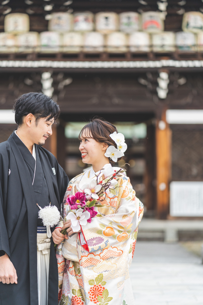 有形文化財にも指定されている建物と一緒に