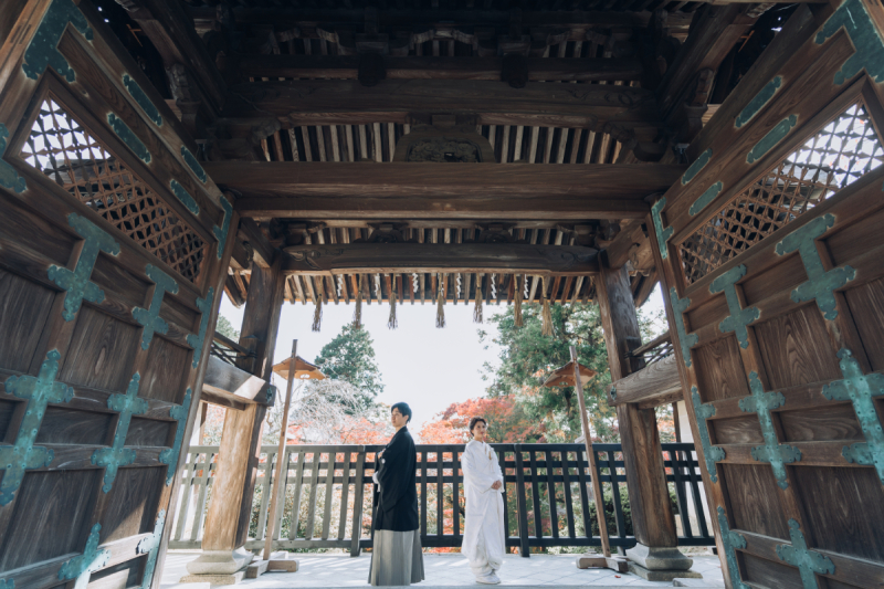 門構えも雄大な撮影スポットに