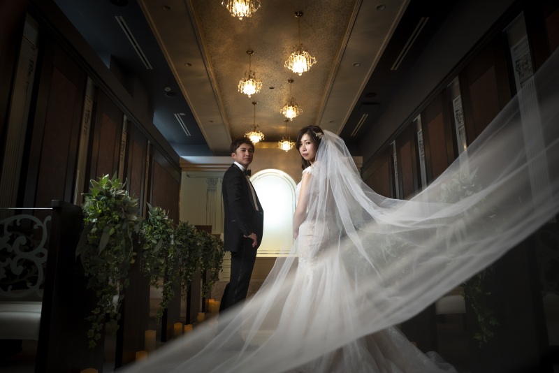 ロングベールが美しい