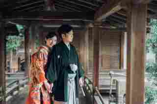 和装ロケーション撮影（毘沙門堂）×　洋装スタジオ撮影