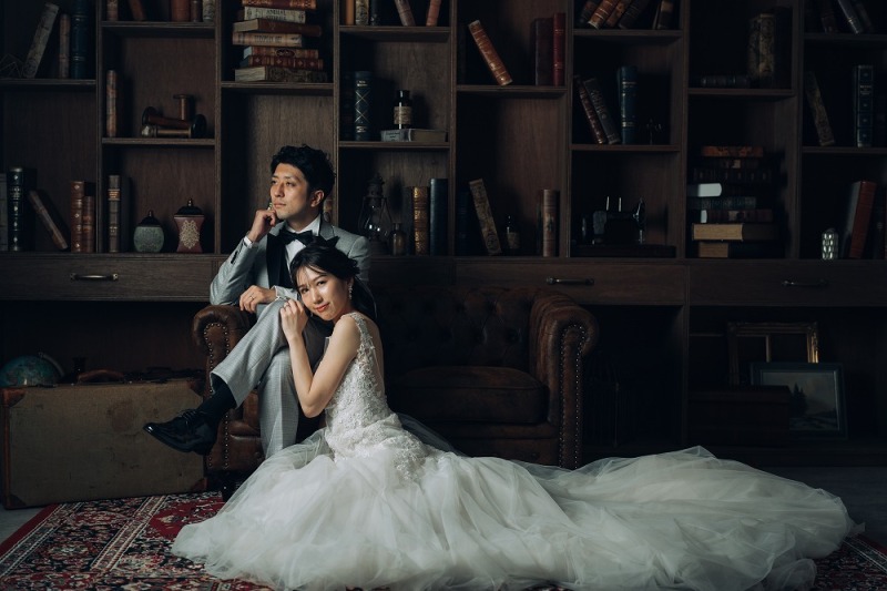 紅葉ドレス撮影