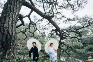 白河院和装ロケーション×洋装スタジオフォト