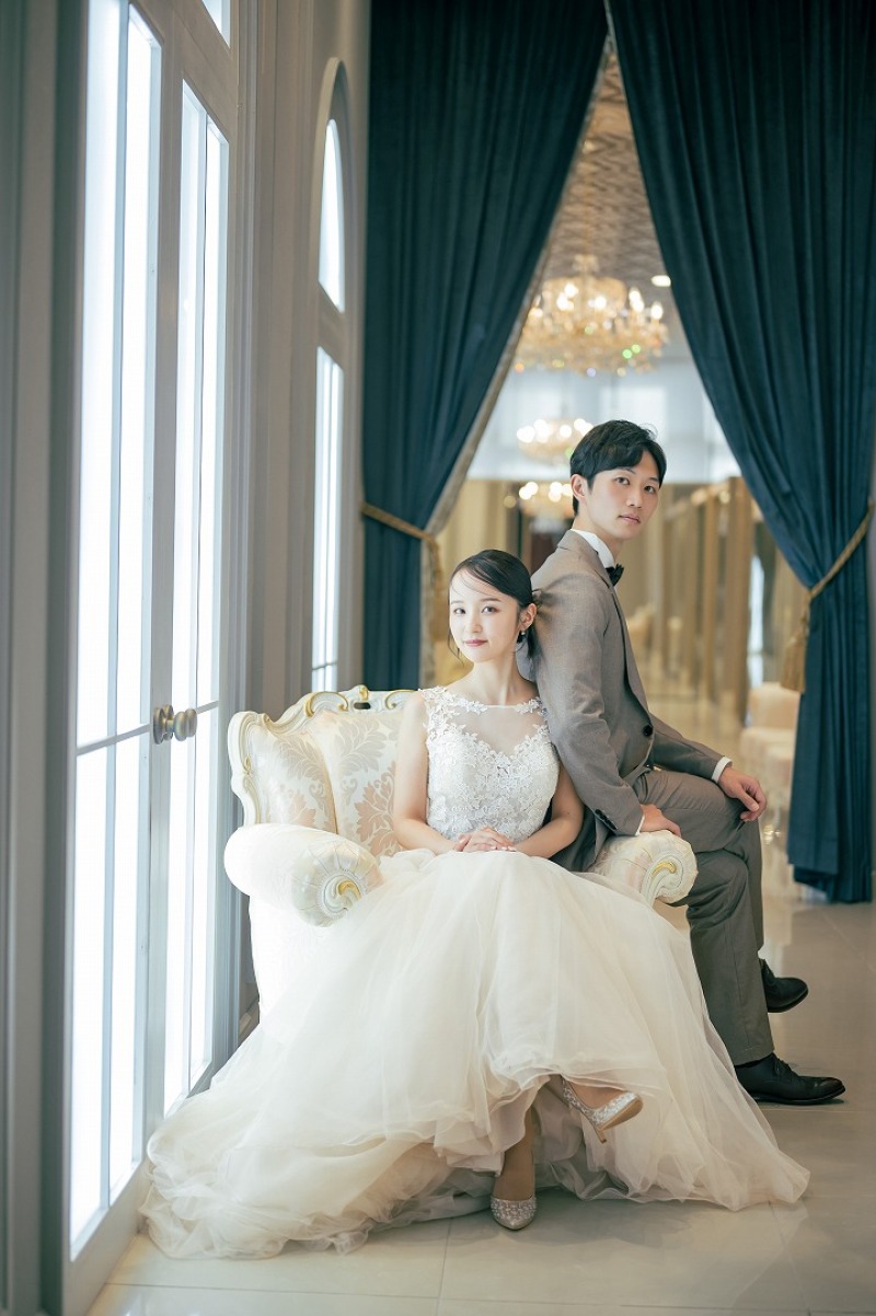 ソファを使って