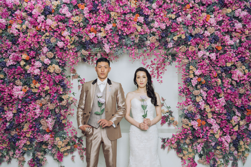 リシアンの韓国フォトスタジオで雰囲気変えて