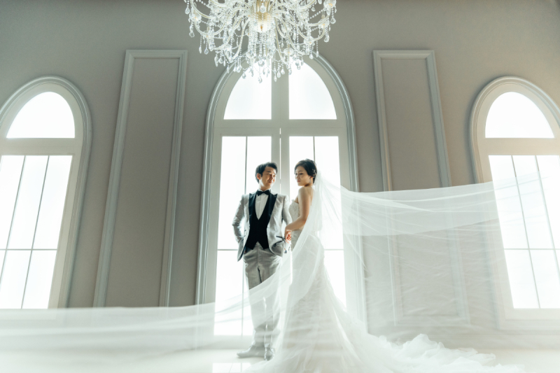 広がるベールの美しさに息をのむ