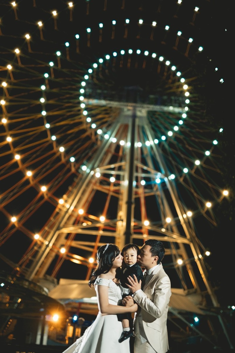 可愛いらしい、お子様とのショットも