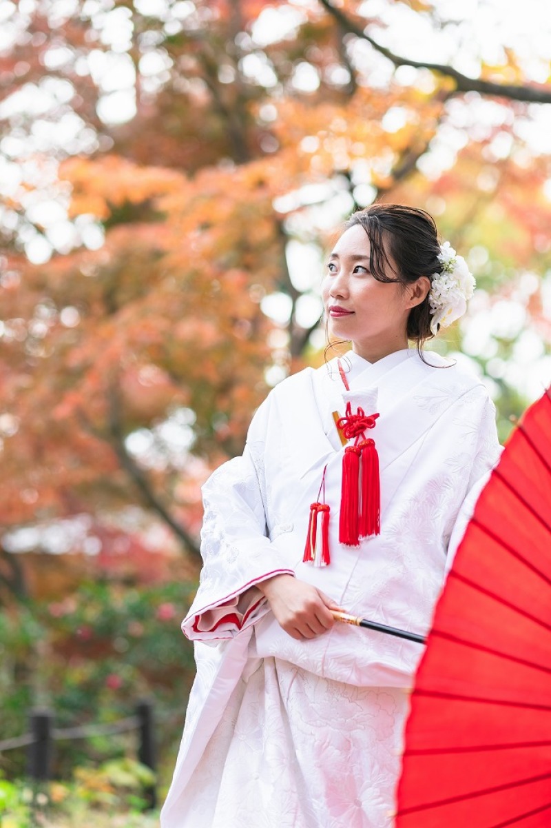 最後は新婦様のソロショットで