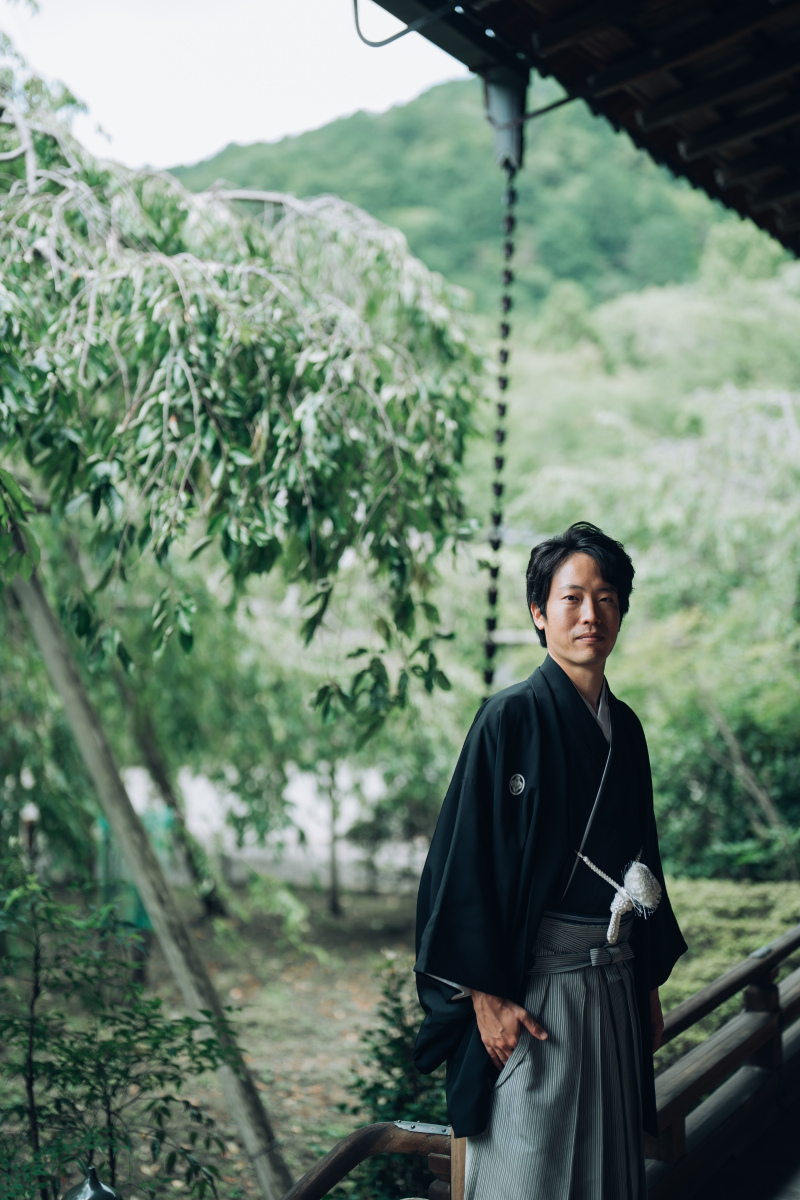 ご新郎様の姿はよりかっこよく