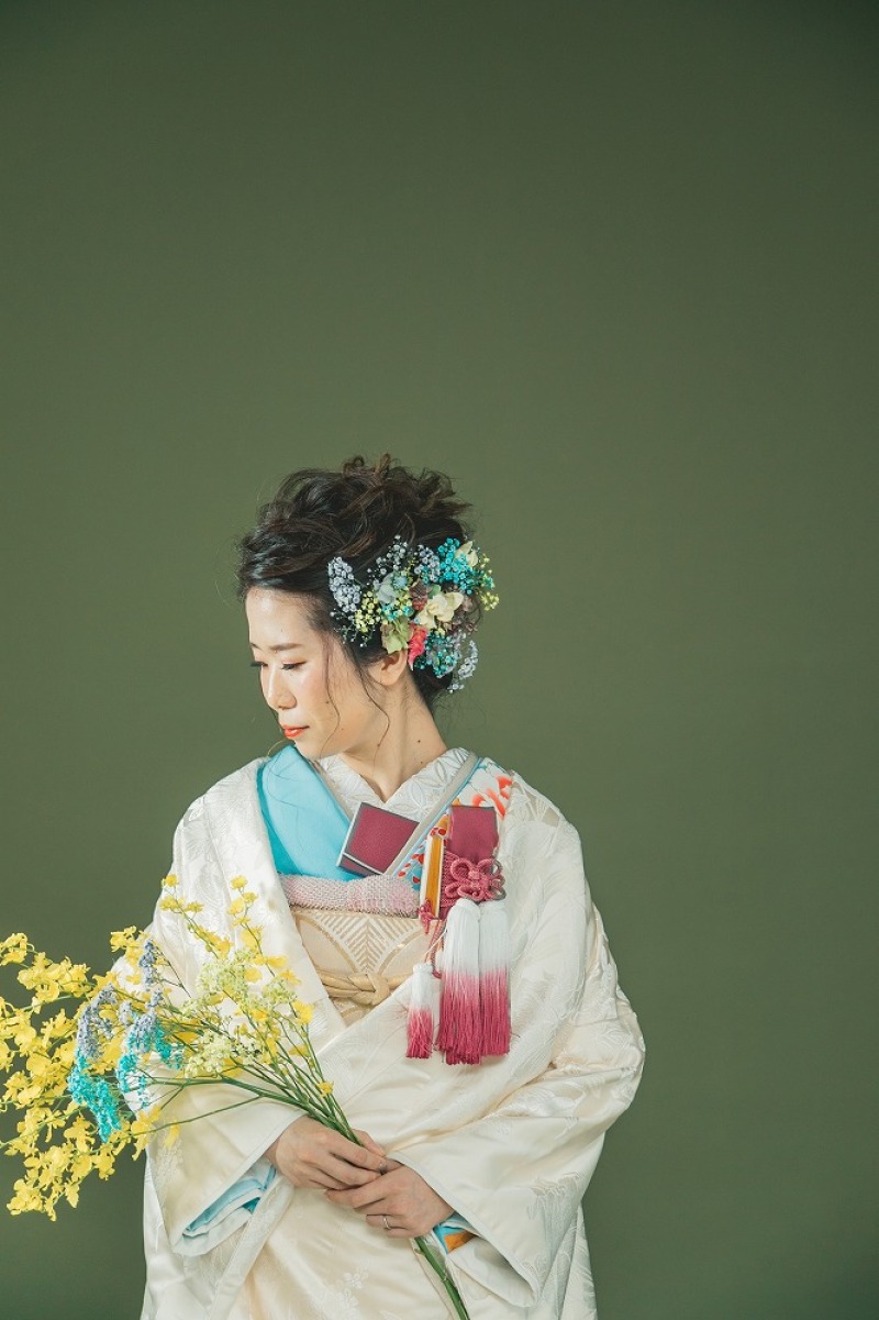 和装にチェンジ