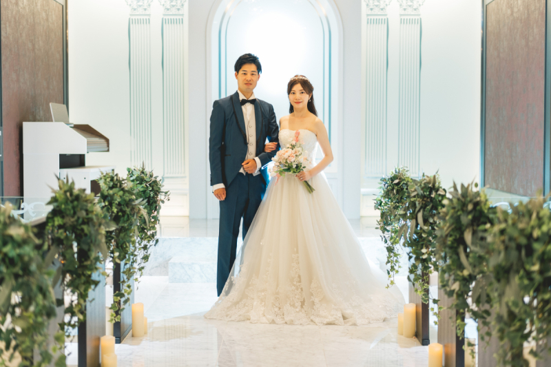 チャペルも完備!洋装らしいウエディングフォトを