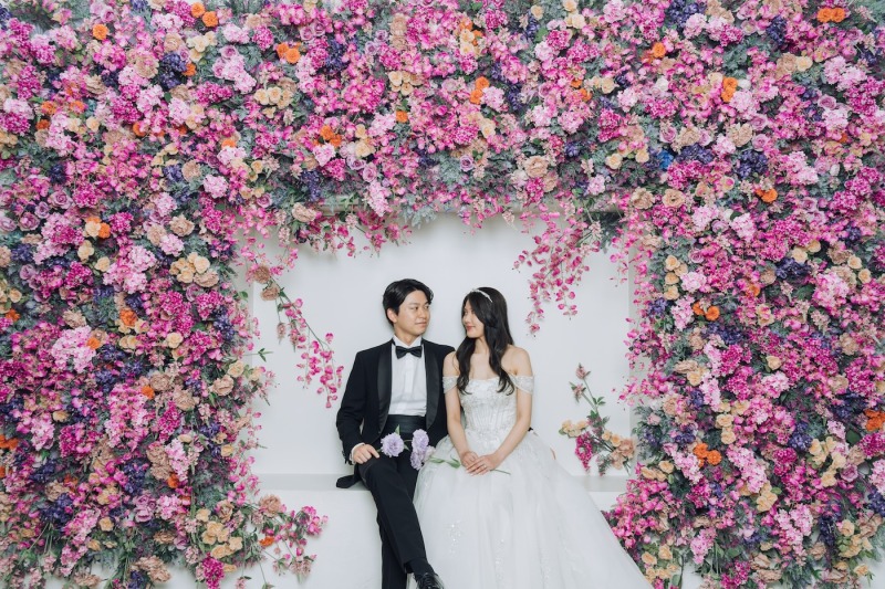 お花に埋もれて