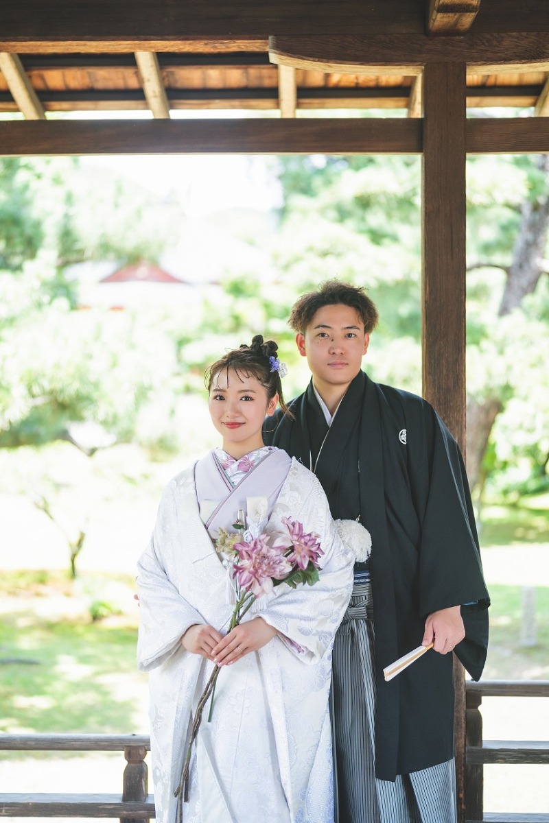 藤色コーディネート