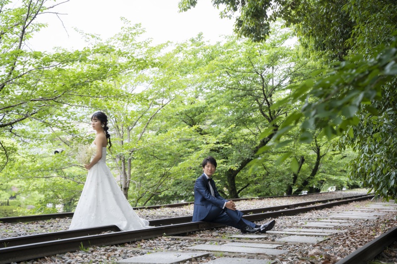 蹴上インクラインにて