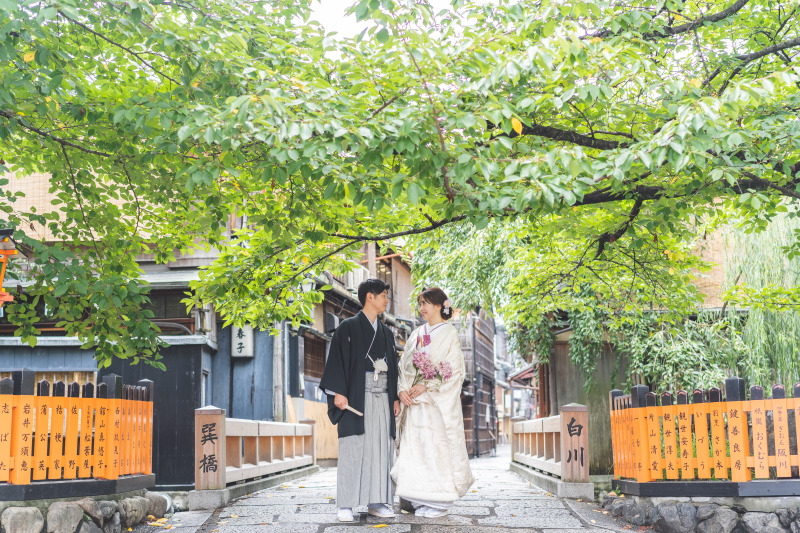 新緑&古風が映える巽橋