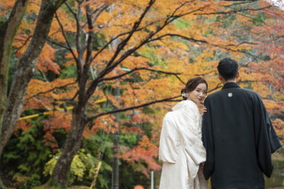 紅葉和装ロケーション撮影（毘沙門堂）×　洋装スタジオ撮影