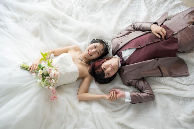 寝ころびショット