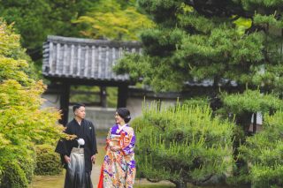 白河院和装ロケーション×スタジオ館内洋装フォト