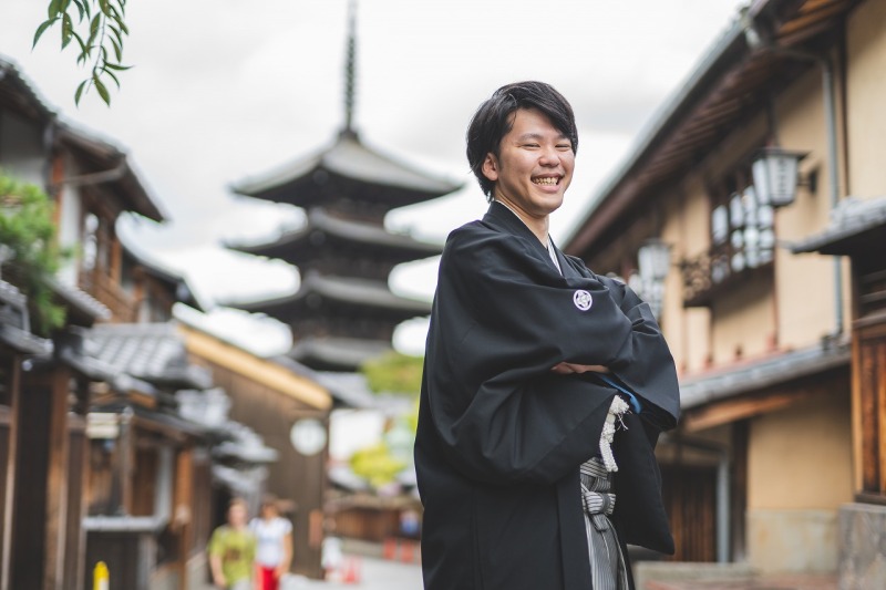 新郎様のソロショットもかっこよく