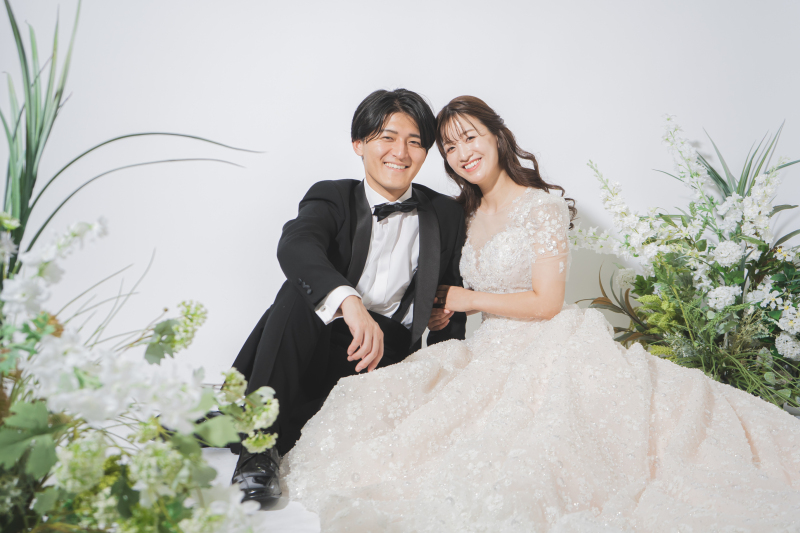 白バック紙×緑