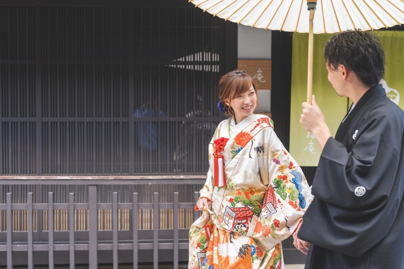 京都の前撮りで欠かせない祇園散策