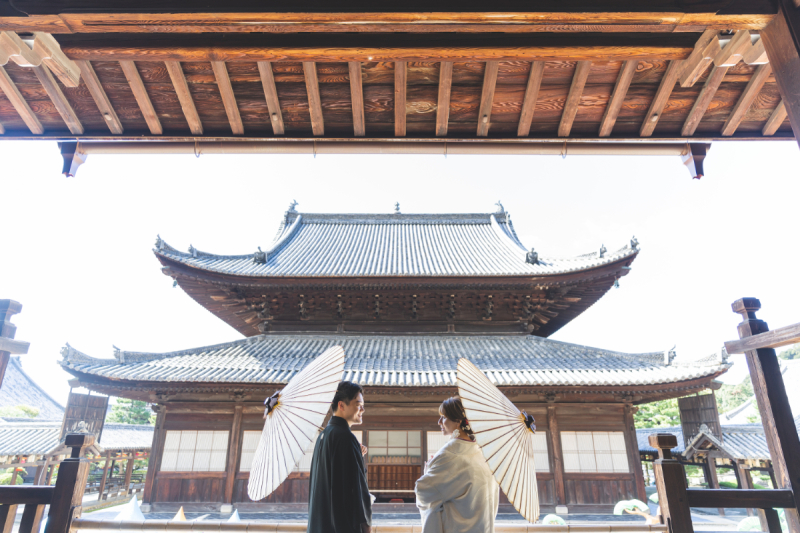 広がる景色は和装小物も良く映える