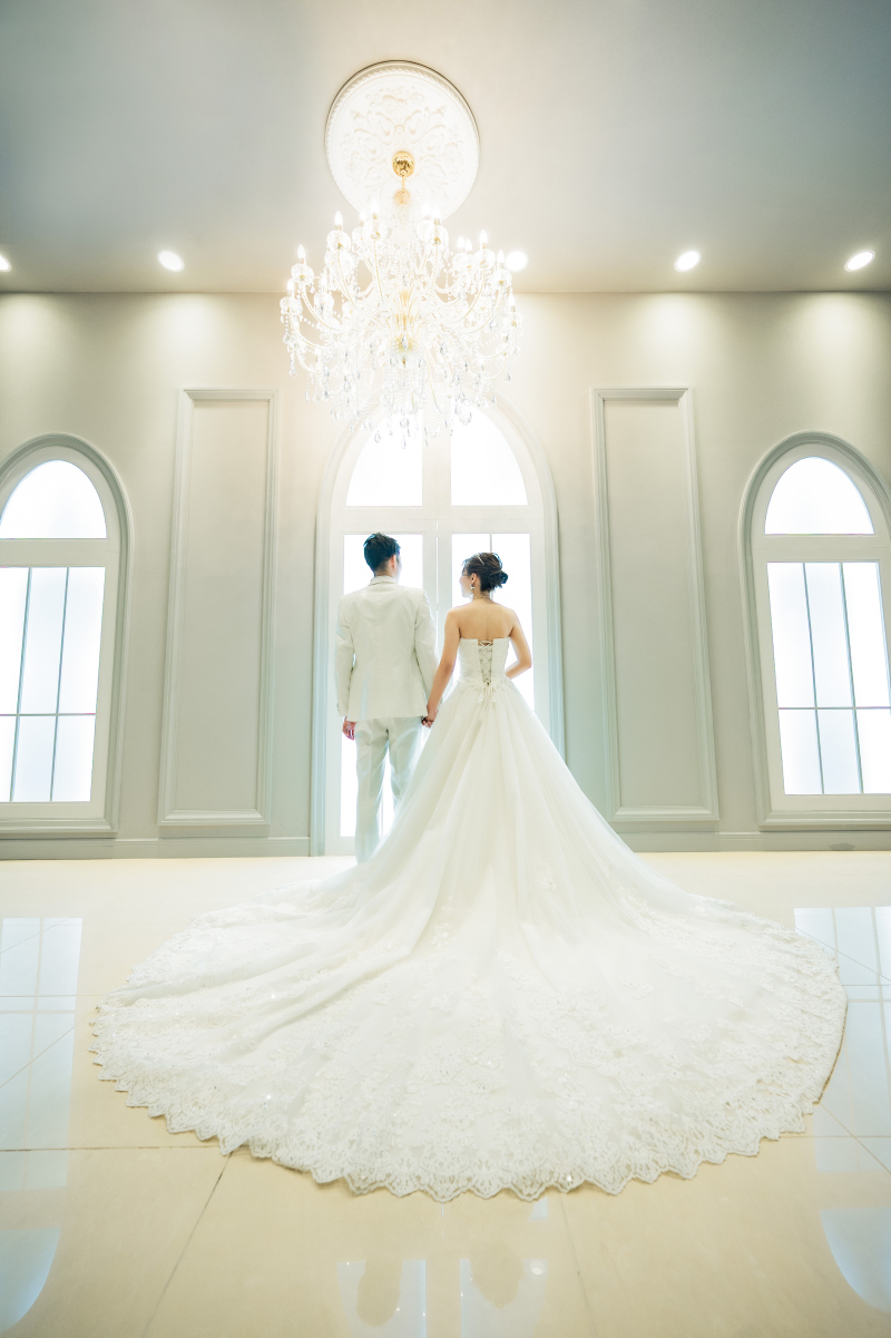 エントランスでの素敵な後ろ姿