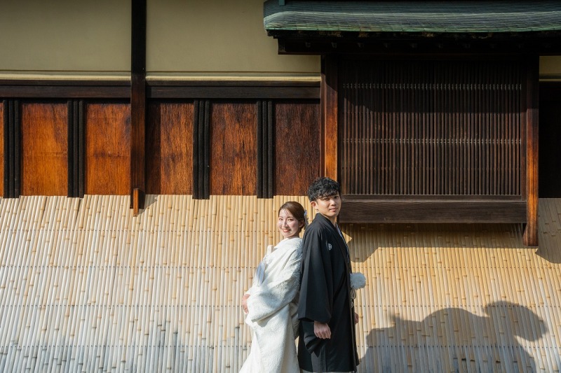 夕日の町です。